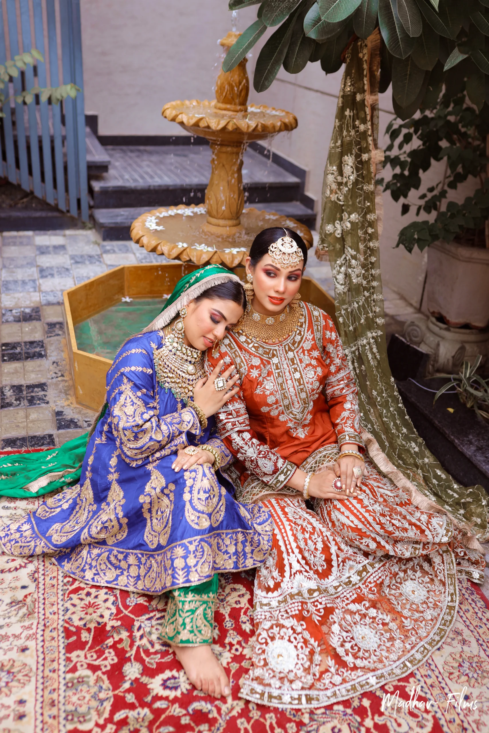 Amal (Electric Blue Anarkali)