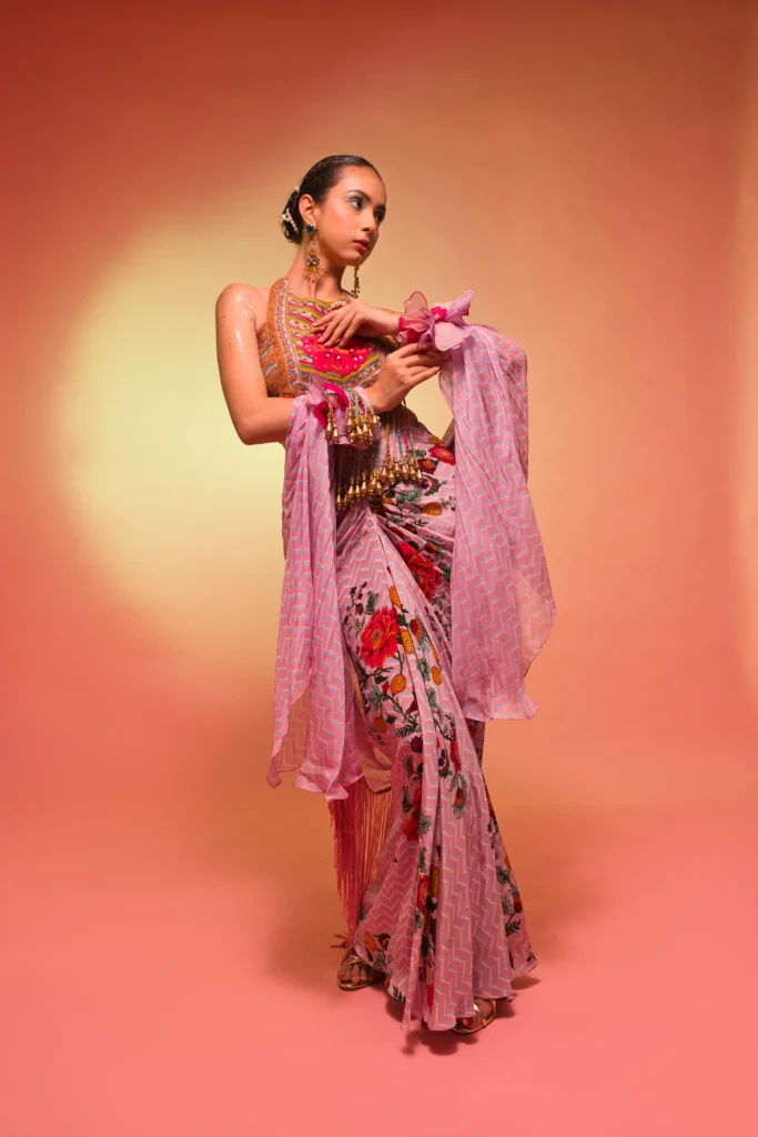 Phoolwati Draped Skirt with Top
